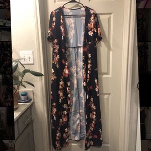 Wrap dress / Long bikini beach cover